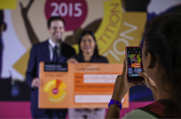Winners at the Global Innovation Competition, 2015.