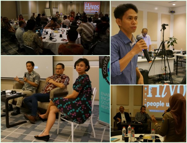 Participants and presenters at the Get To Know Making All Voices Count event in Indonesia