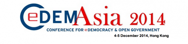 Conference for e-Democracy and Open Governance Asia 2014